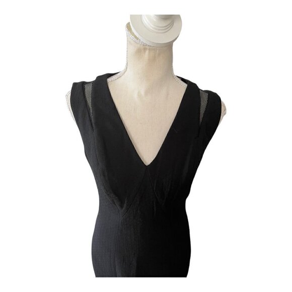 Tahari Black Cocktail Dress Size 2 - Picture 3 of 9